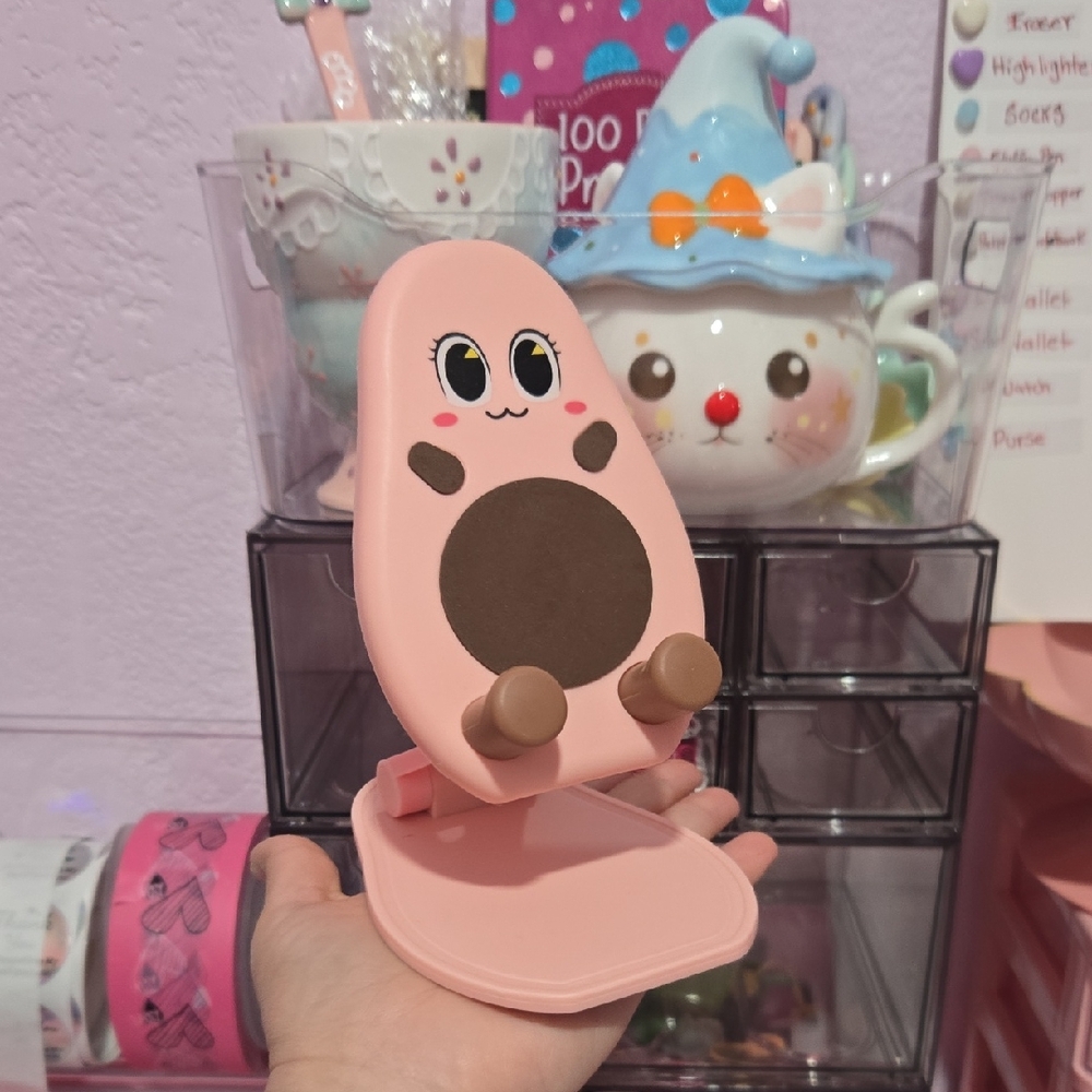 Cute Pink Phone Stand Holder